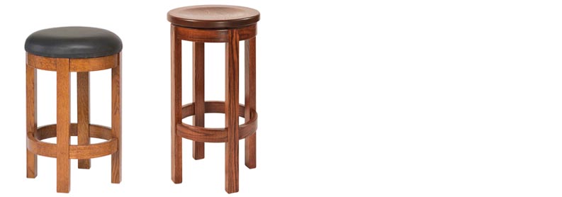 amish woodworking custom barstool image