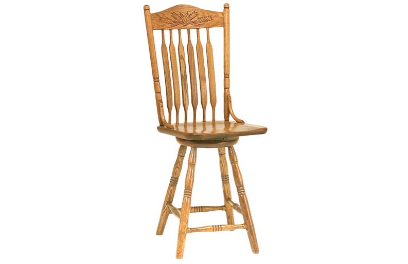 amish woodworking custom barstool image