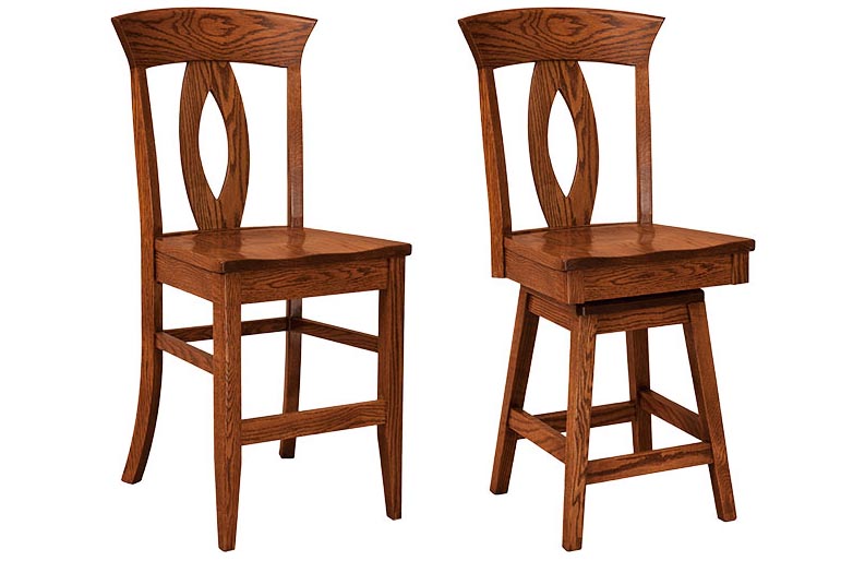 amish woodworking custom barstool image