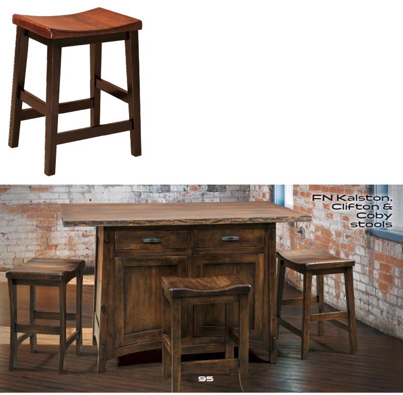 amish woodworking custom barstool image