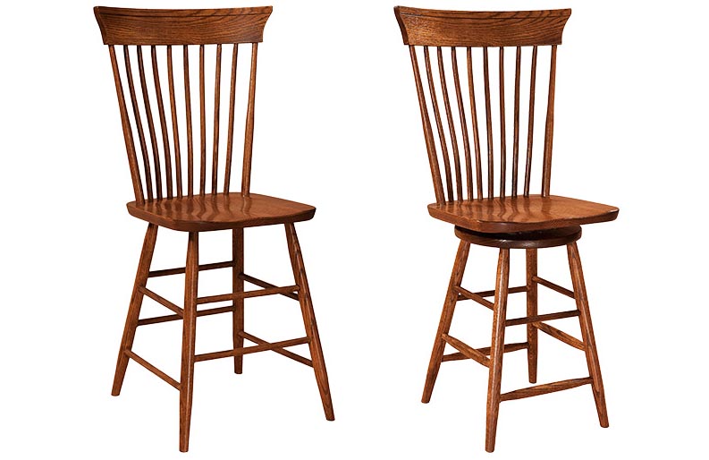 amish woodworking custom barstool image