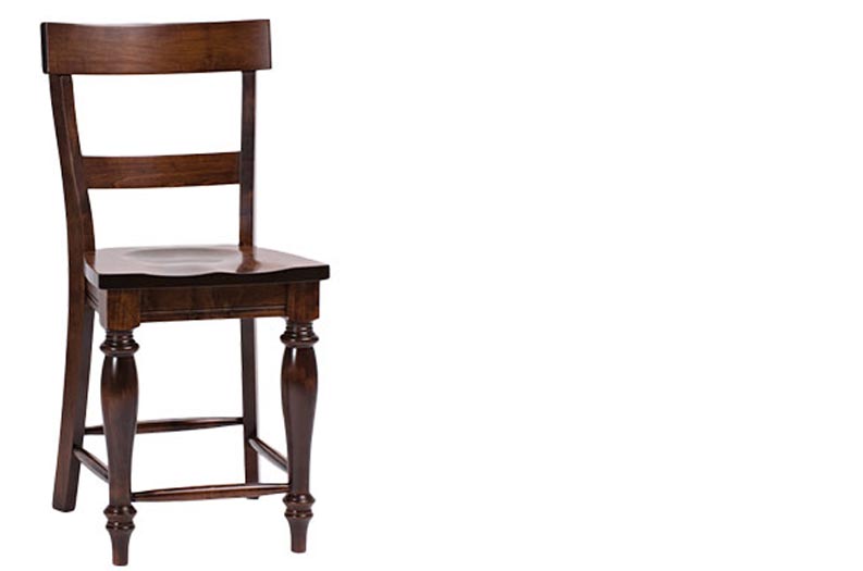 amish woodworking custom barstool image