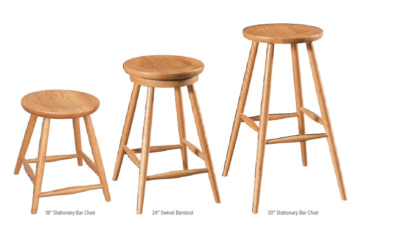 amish woodworking custom barstool image