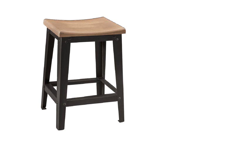 amish woodworking custom barstool image