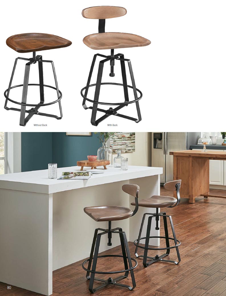 amish woodworking custom barstool image