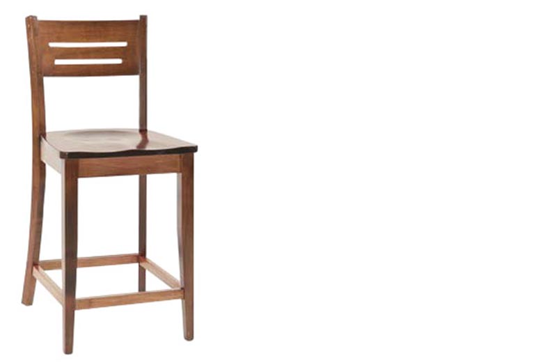 amish woodworking custom barstool image