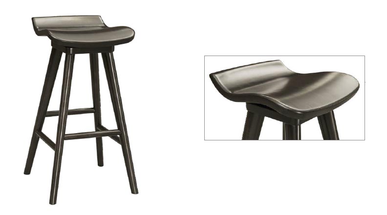amish woodworking custom barstool image
