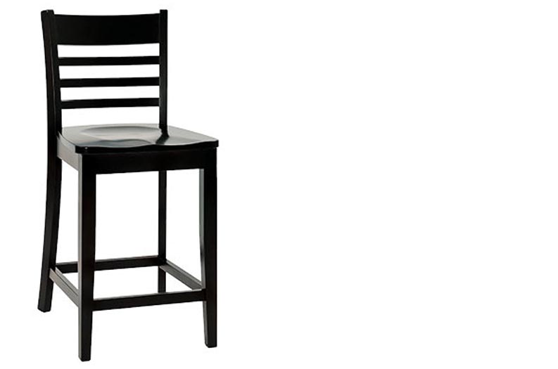 amish woodworking custom barstool image