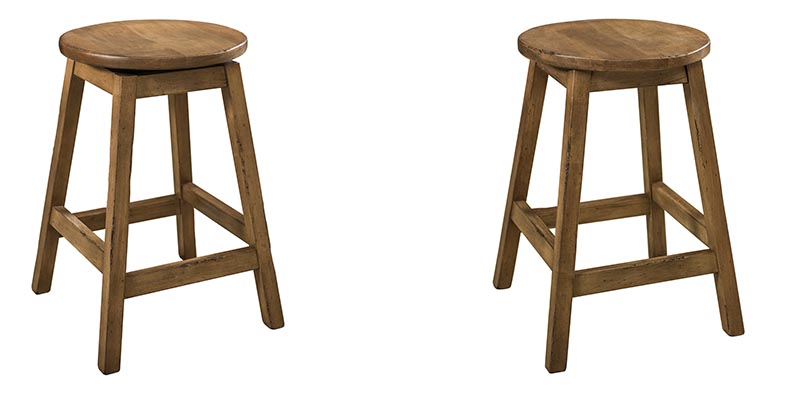 amish woodworking oakley barstool image