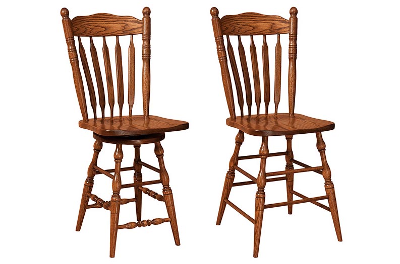 amish woodworking custom barstool image