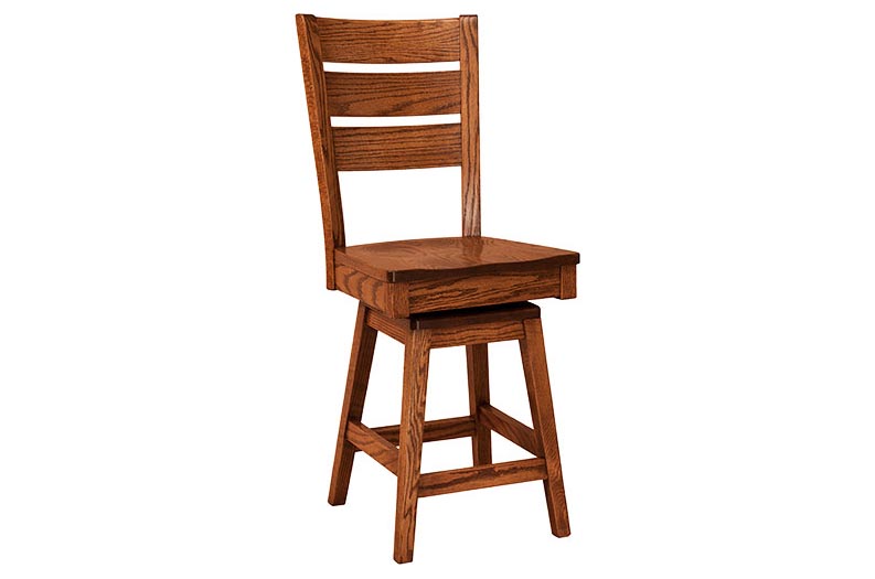 amish woodworking custom barstool image