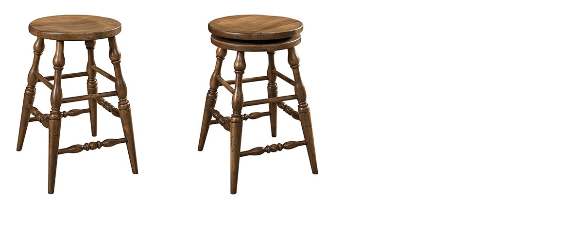 amish woodworking custom barstool image