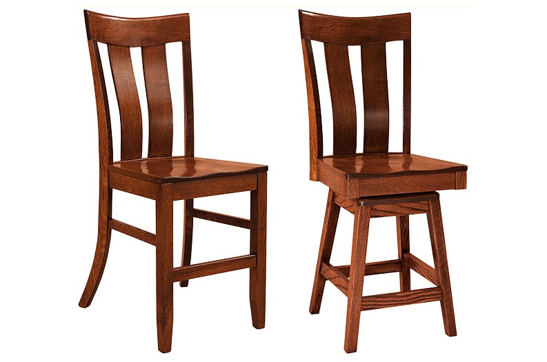 amish woodworking custom barstool image