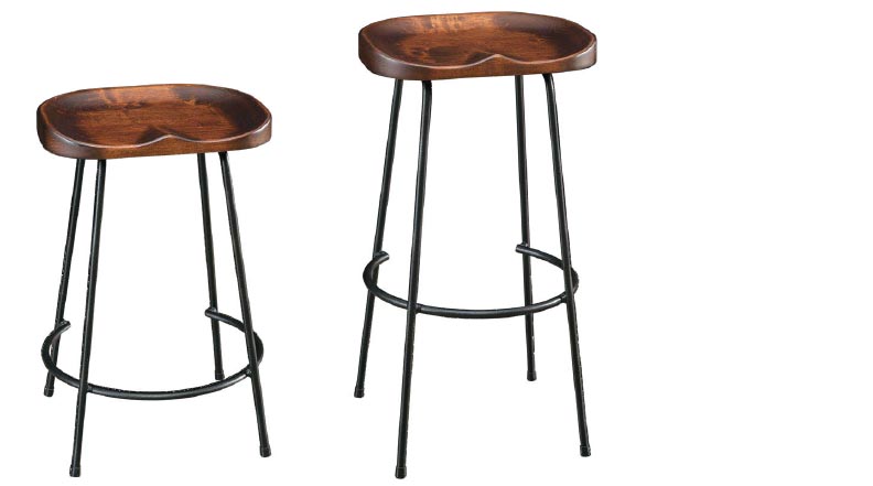 amish woodworking custom barstool image