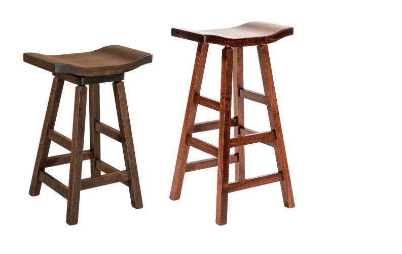 amish woodworking custom barstool image