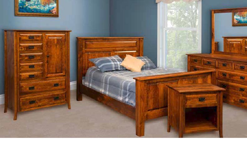 amish woodworking bedroom sets image