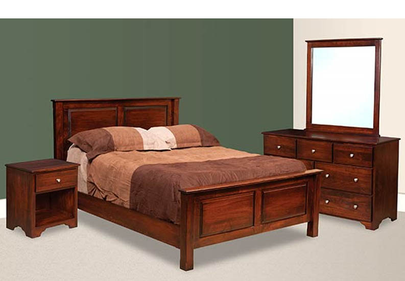 amish woodworking bedroom sets image