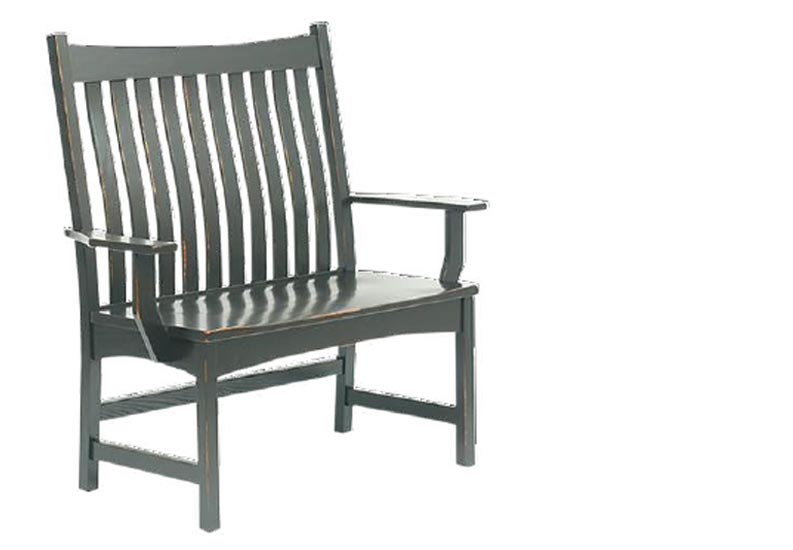 amish woodworking custom bench image