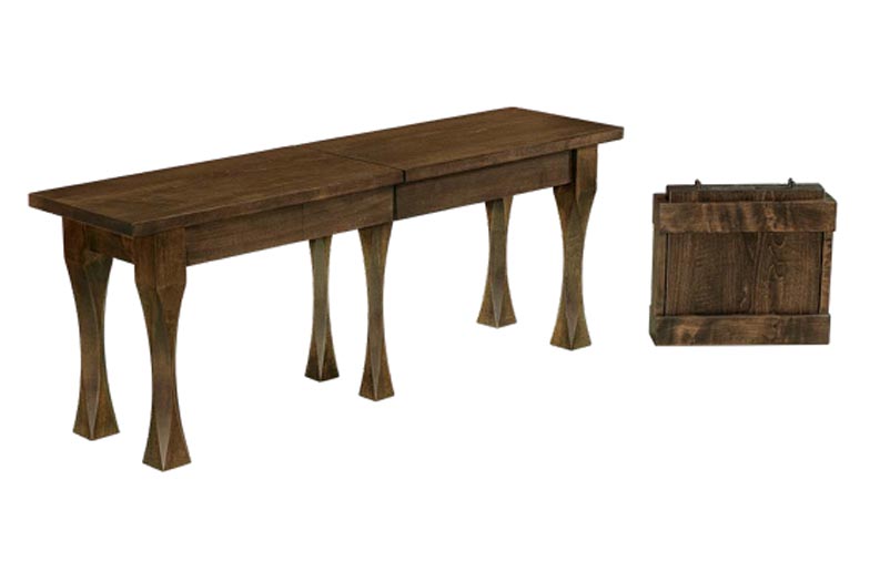 amish woodworking custom bench image