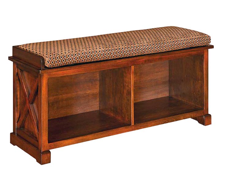 amish woodworking custom bench image