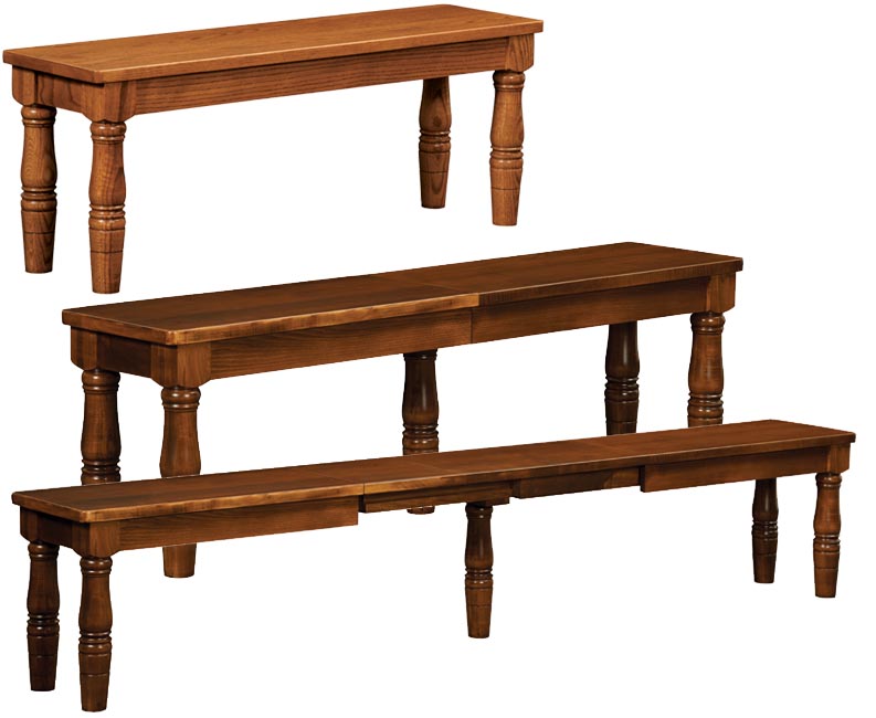 amish woodworking custom bench image