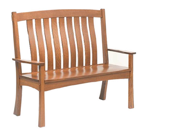 amish woodworking custom bench image