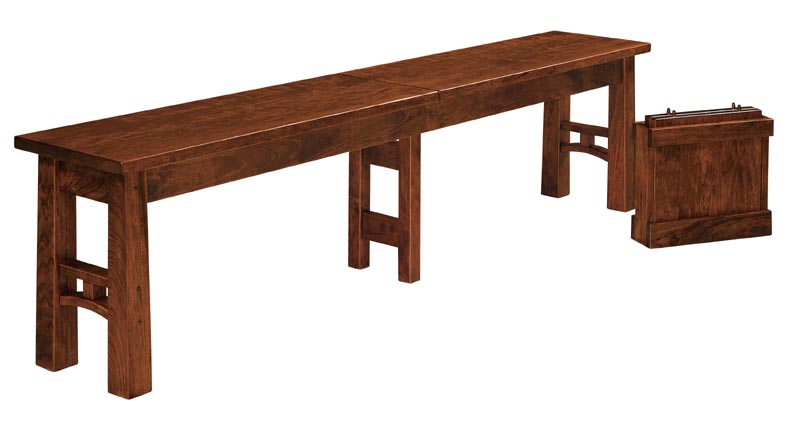amish woodworking custom bench image