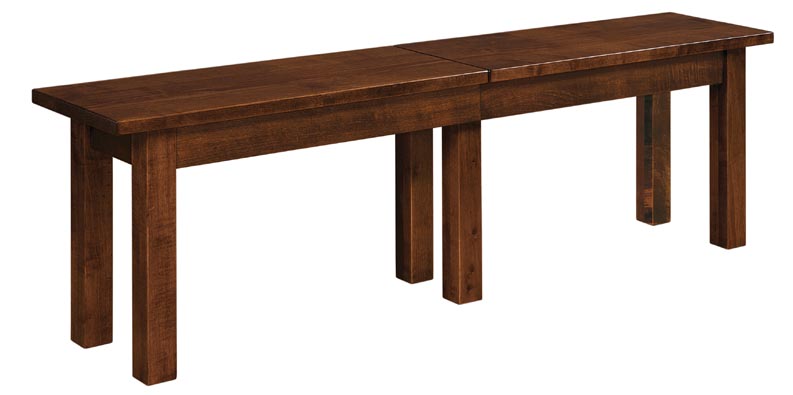 amish woodworking custom bench image