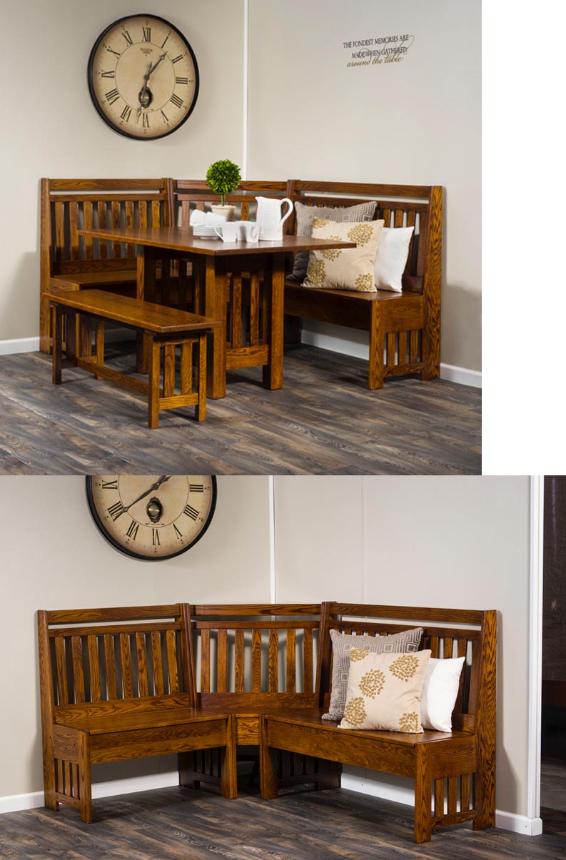 amish woodworking custom booths image