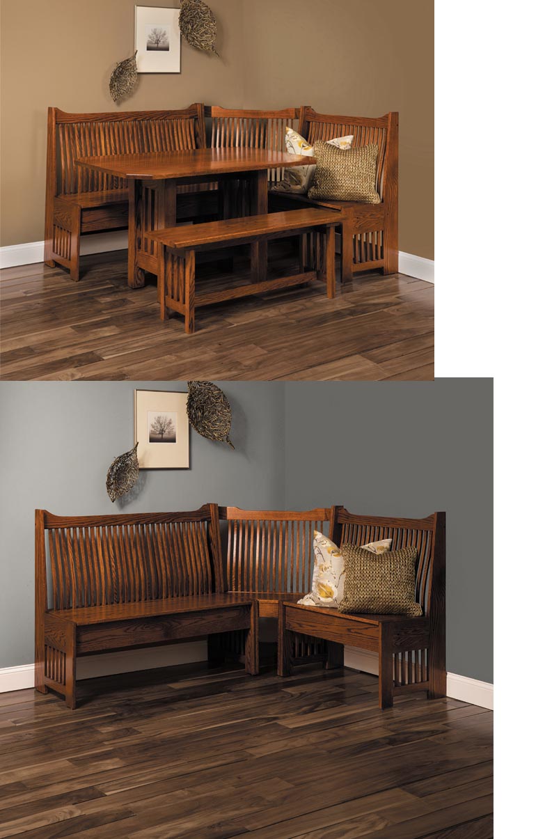 amish woodworking custom booths image
