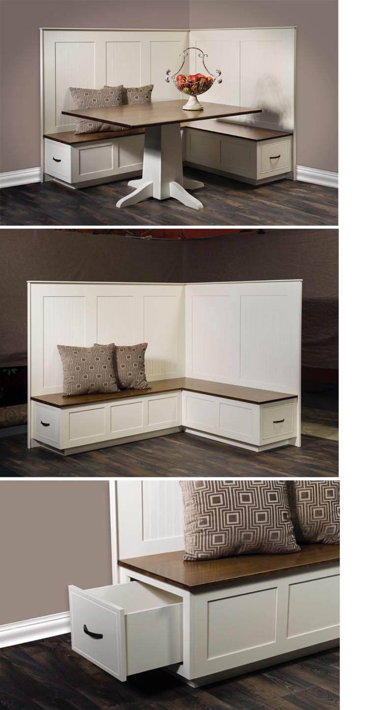 amish woodworking custom booths image