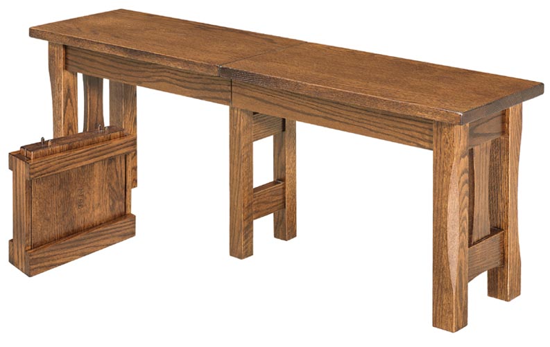 amish woodworking custom bench image