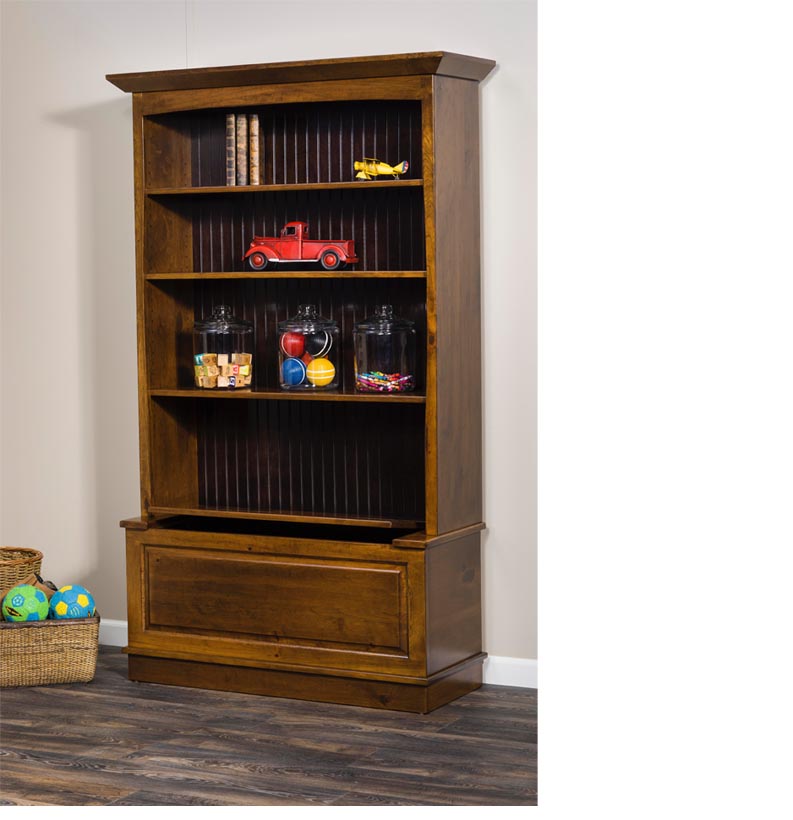 amish woodworking custom bookcase image