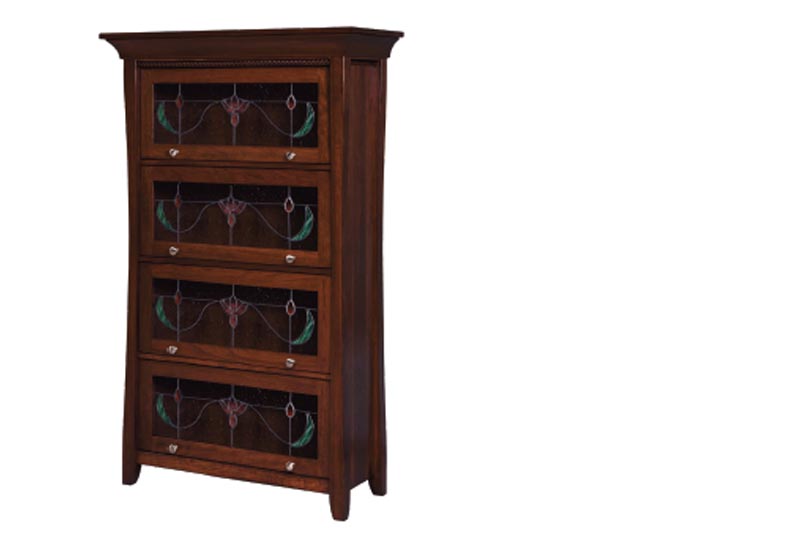 amish woodworking custom bookcase image