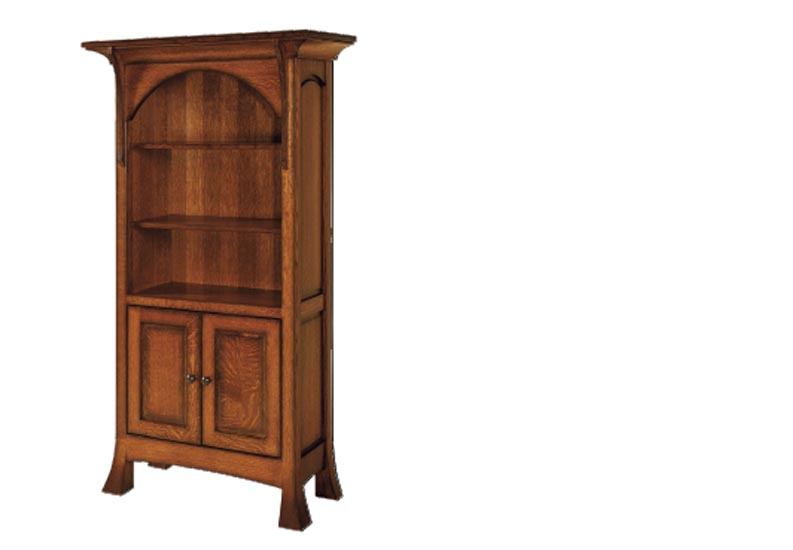 amish woodworking custom bookcase image