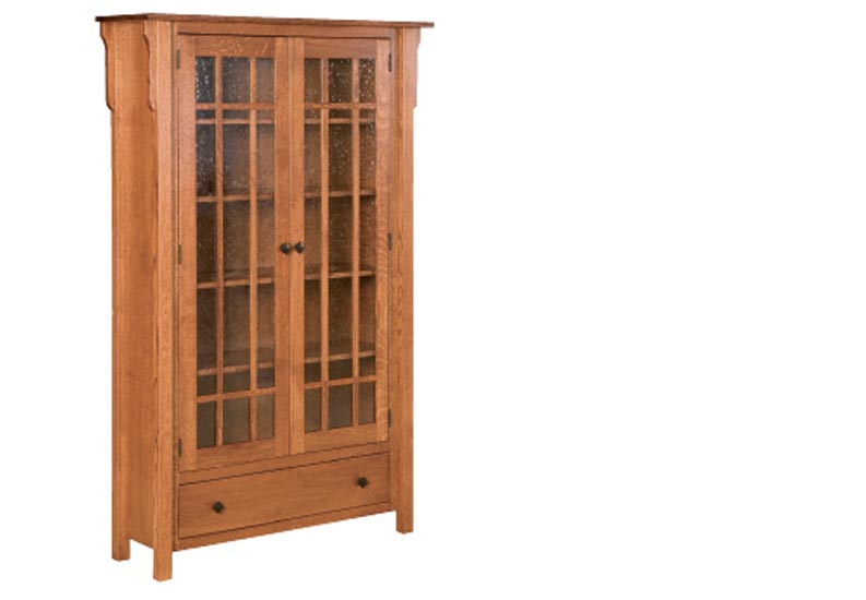 amish woodworking custom bookcase image