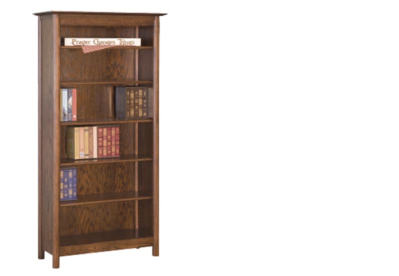 amish woodworking custom bookcase image