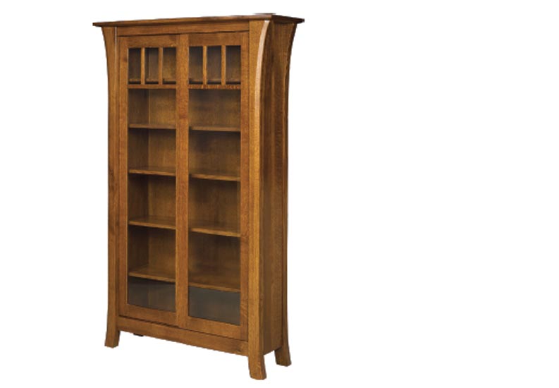 amish woodworking custom bookcase image