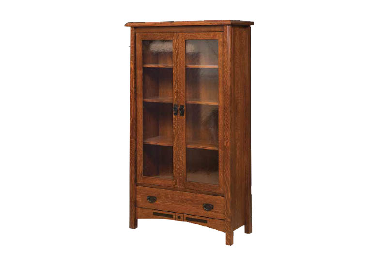 amish woodworking custom bookcase image