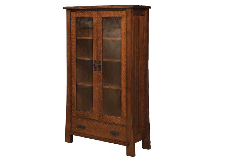 amish woodworking custom bookcase image