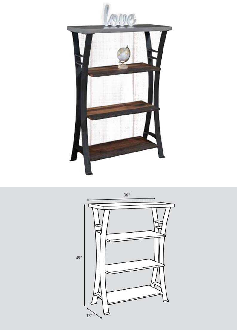 amish woodworking custom bookcase image