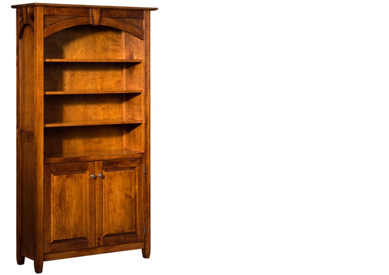 amish woodworking custom bookcase image