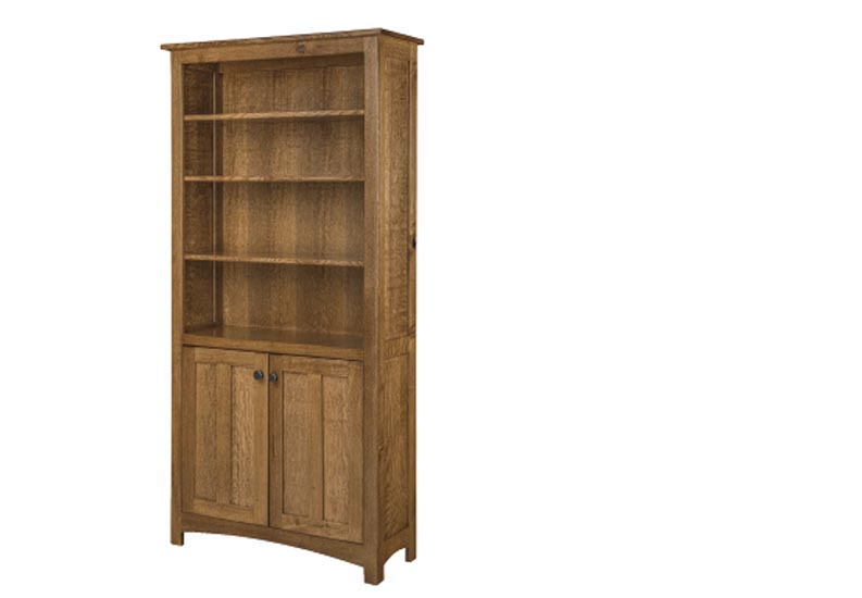 amish woodworking custom bookcase image