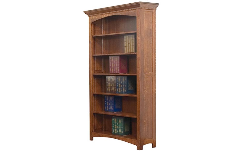 amish woodworking custom bookcase image