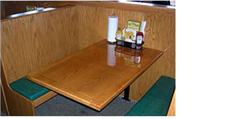 amish woodworking custom booths image