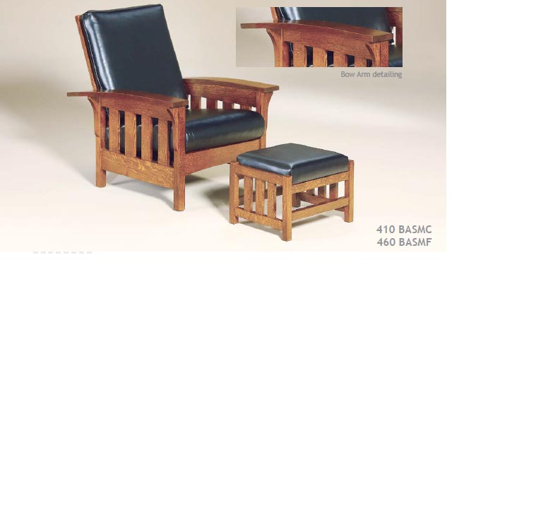 amish woodworking custom bow arm furniture image