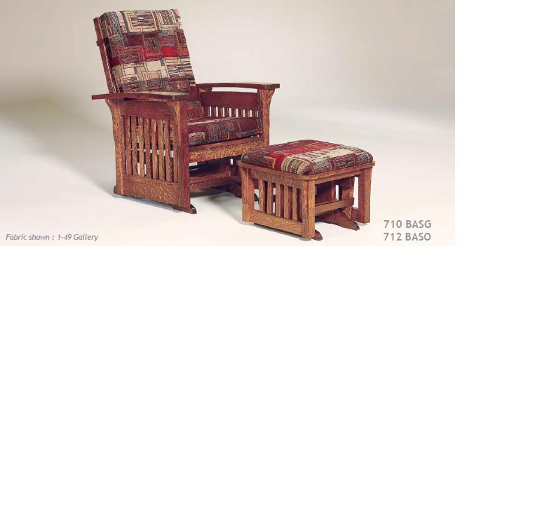 amish woodworking custom bow arm furniture image