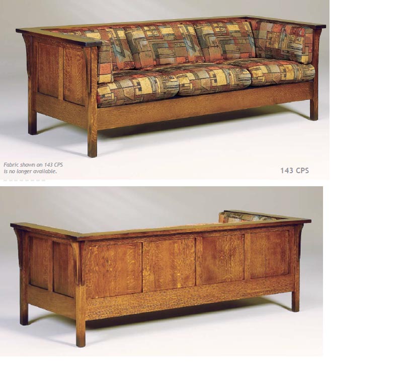 amish woodworking custom bow arm furniture image
