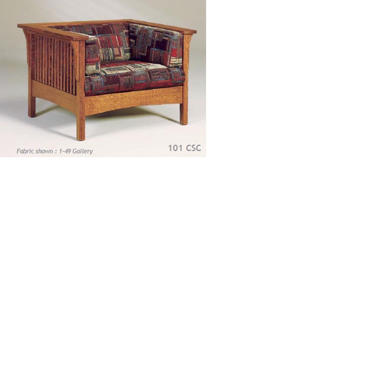 amish woodworking custom bow arm furniture image
