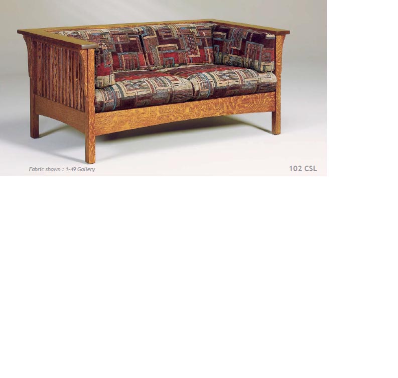 amish woodworking custom bow arm furniture image
